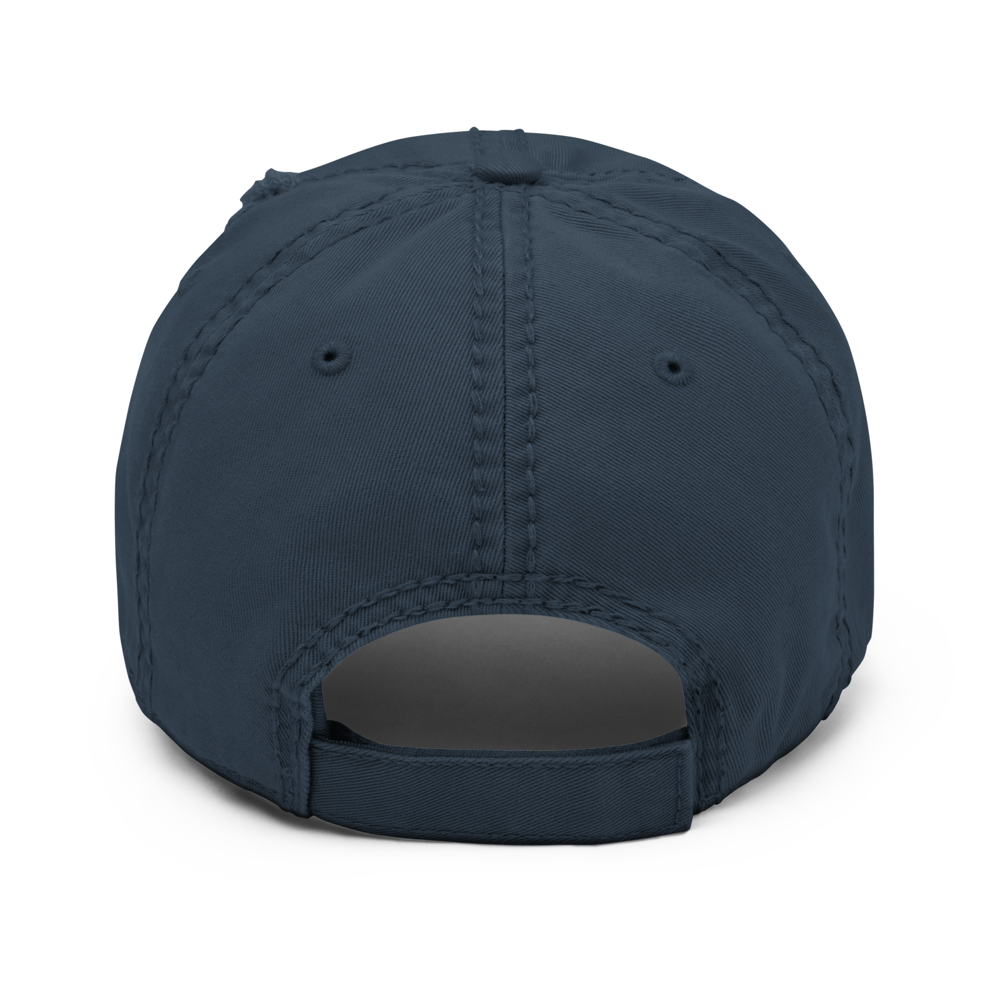THE FLAMING SEA DISTRESSED HAT RED TEXT