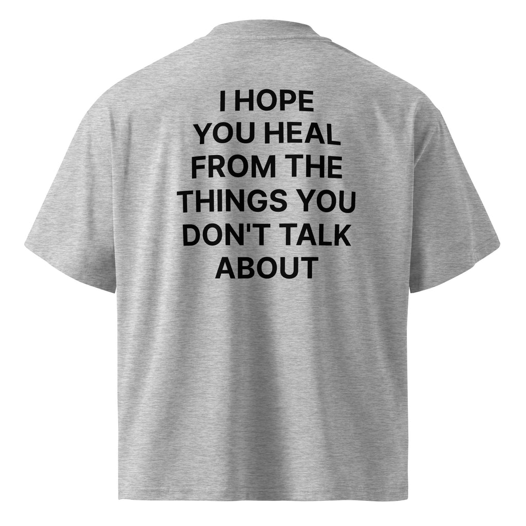 JARED LEONARD OVERSIZED T BLACK TEXT