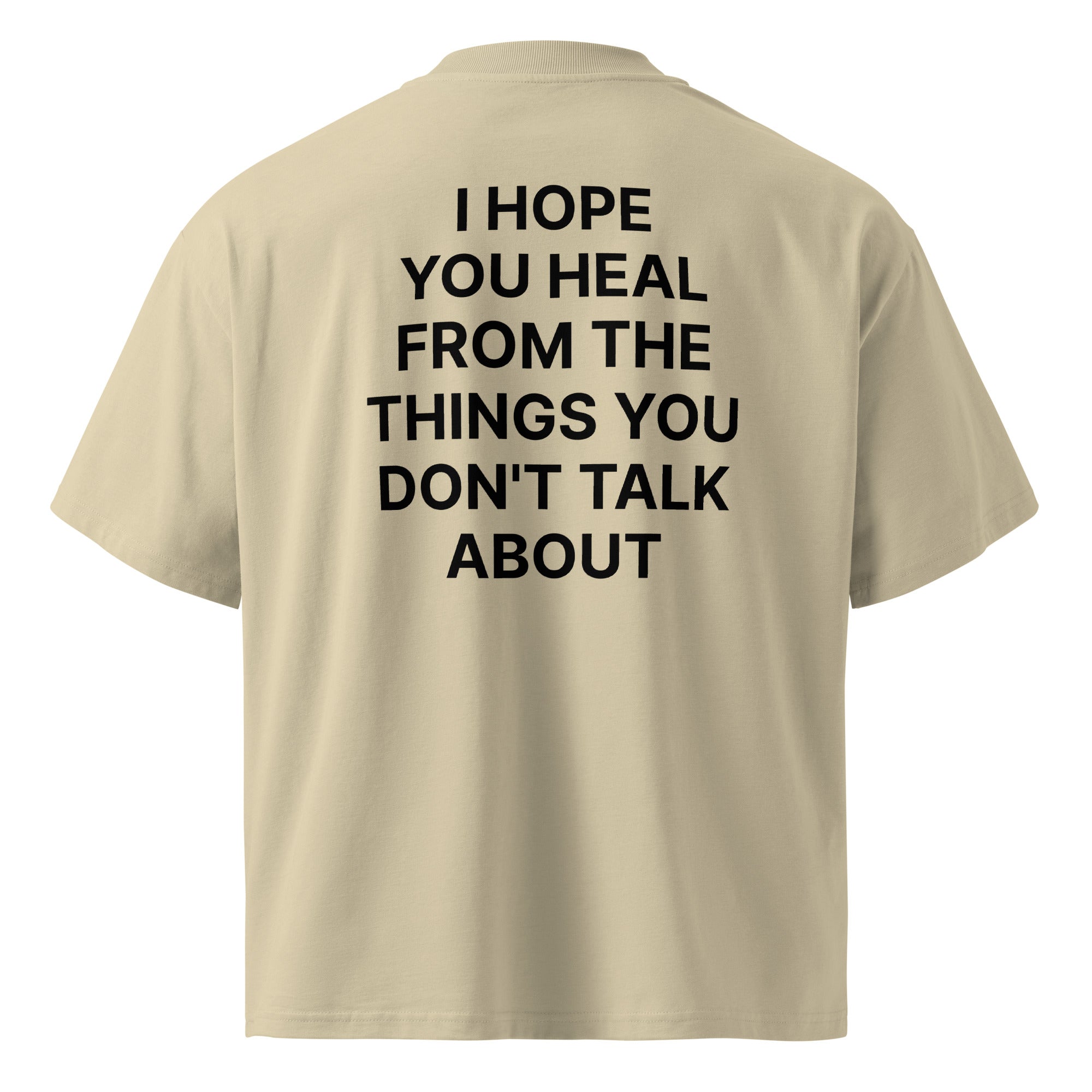 JARED LEONARD OVERSIZED T BLACK TEXT